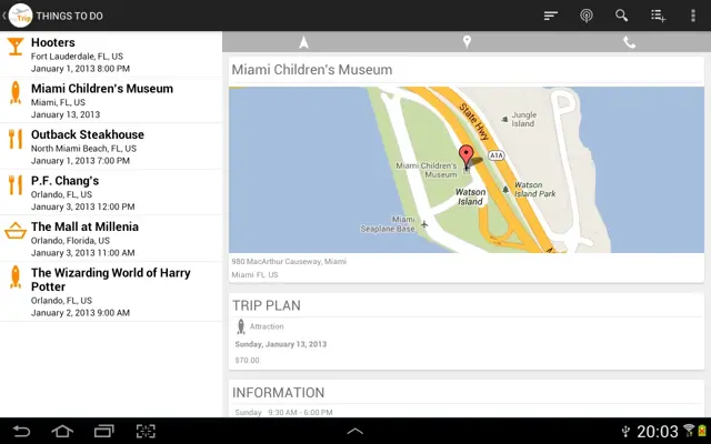 myTrip android App screenshot 10