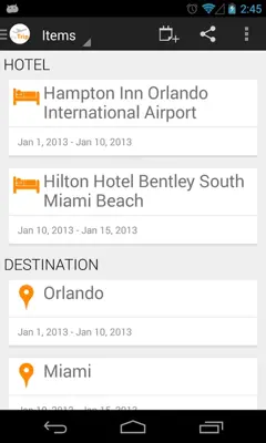 myTrip android App screenshot 17