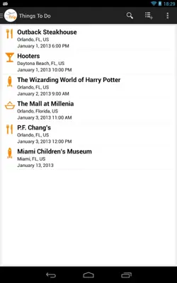 myTrip android App screenshot 2